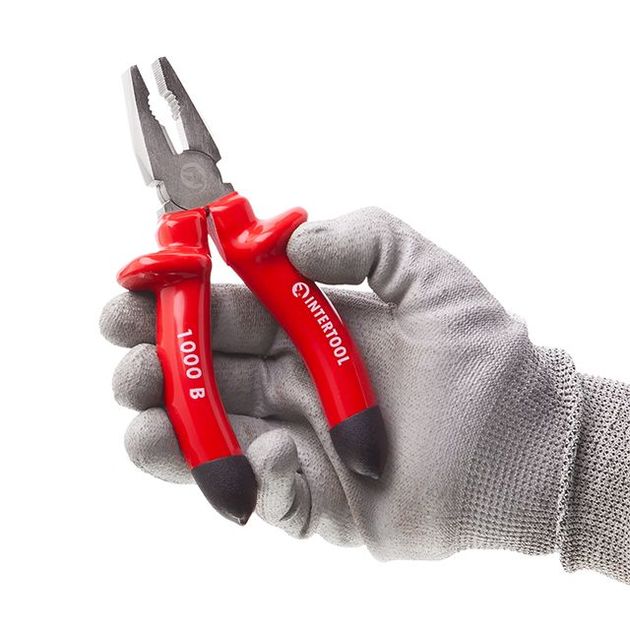 Плоскогубцы 160 мм 1000 В INTERTOOL NT-0312, фото , изображение 5 | SNABZHENIE.com.ua Плоскогубцы 160 мм 1000 В INTERTOOL NT-0312, фото , изображение 5 | SNABZHENIE.com.ua