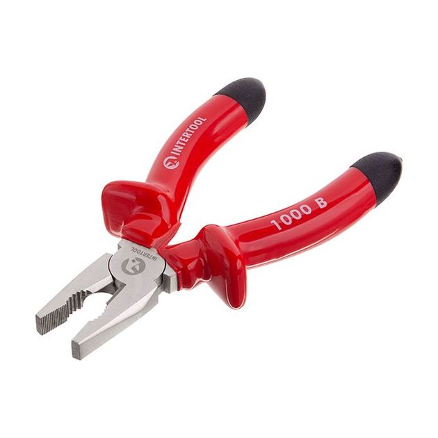 Плоскогубцы 160 мм 1000 В INTERTOOL NT-0312, фото  | SNABZHENIE.com.ua