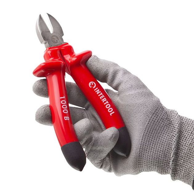 Бокорізи 190 мм CrV 1000 В INTERTOOL NT-0323, фото , зображення 5 | SNABZHENIE.com.ua