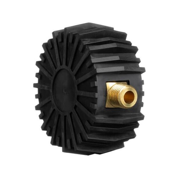 Манометр для пистолета с резиновым покрытием, 63 мм, 1/4 INTERTOOL, фото , изображение 6 | SNABZHENIE.com.ua