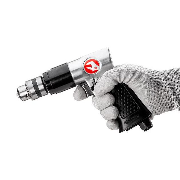 Пневматическая дрель с реверсом 1,5-10 мм, 3/8 INTERTOOL PT-0902, фото , изображение 7 | SNABZHENIE.com.ua