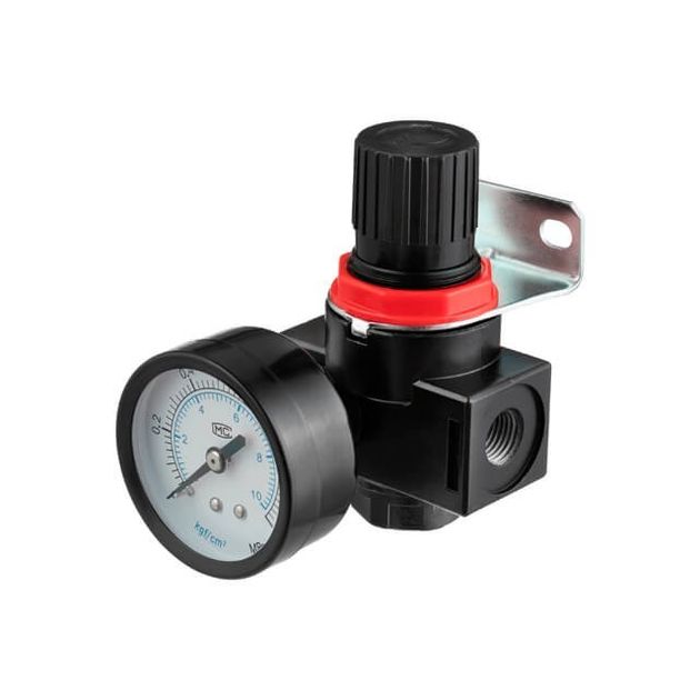 Регулятор давления 1/4", 0,5-8 бар INTERTOOL PT-1425, фото  | SNABZHENIE.com.ua
