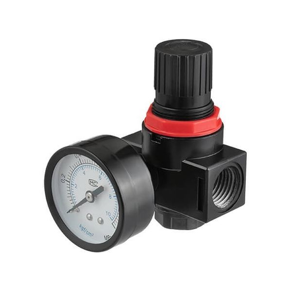 Регулятор давления 1/2", 0,5-8 бар INTERTOOL PT-1426, фото , изображение 2 | SNABZHENIE.com.ua