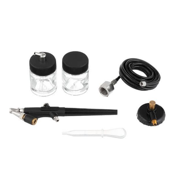 Аерограф міні з набором аксесуарів INTERTOOL PT-1503, фото , зображення 3 | SNABZHENIE.com.ua Аерограф міні з набором аксесуарів INTERTOOL PT-1503, фото , зображення 3 | SNABZHENIE.com.ua