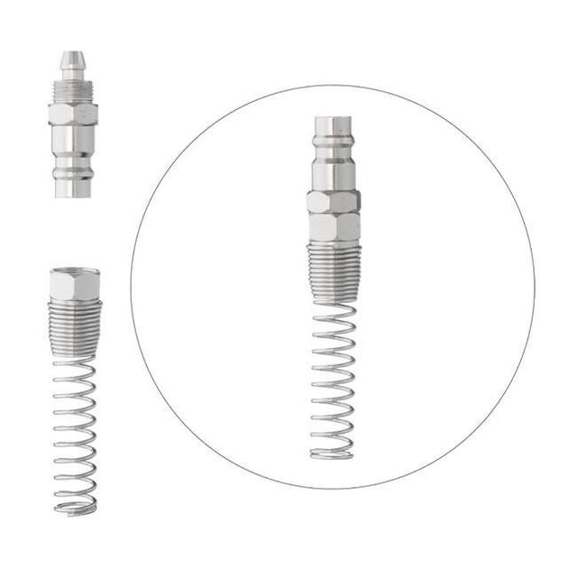 Переходник с пружиной 5,5х8 мм для быстросъемного соединения INTERTOOL PT-1835, фото , изображение 3 | SNABZHENIE.com.ua Переходник с пружиной 5,5х8 мм для быстросъемного соединения INTERTOOL PT-1835, фото , изображение 3 | SNABZHENIE.com.ua