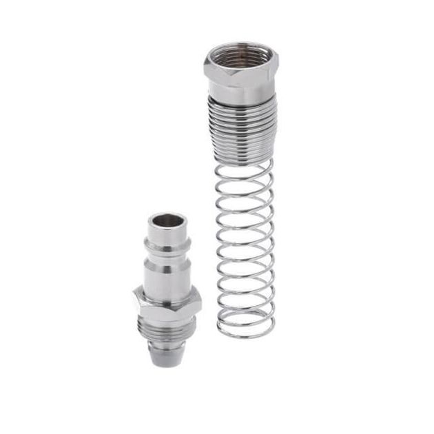 Переходник с пружиной 8х12 мм для быстроразъемного соединения INTERTOOL, фото , изображение 4 | SNABZHENIE.com.ua