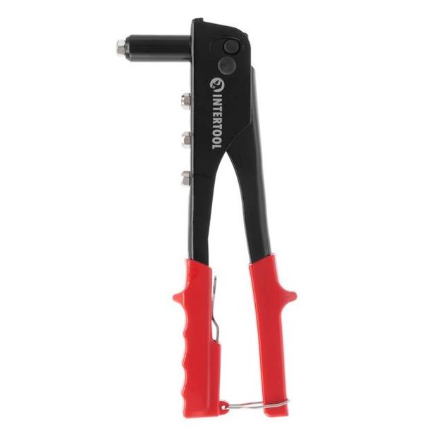 Пістолет заклепочний ручний, діаметр заклепки 3,2; 4; 4,8 мм INTERTOOL RT-0005, фото , зображення 2 | SNABZHENIE.com.ua Пістолет заклепочний ручний, діаметр заклепки 3,2; 4; 4,8 мм INTERTOOL RT-0005, фото , зображення 2 | SNABZHENIE.com.ua