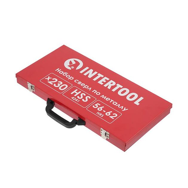 Набір сверл HSS 230 ед в металевому кейсі INTERTOOL SD-0309, фото , зображення 2 | SNABZHENIE.com.ua Набір сверл HSS 230 ед в металевому кейсі INTERTOOL SD-0309, фото , зображення 2 | SNABZHENIE.com.ua