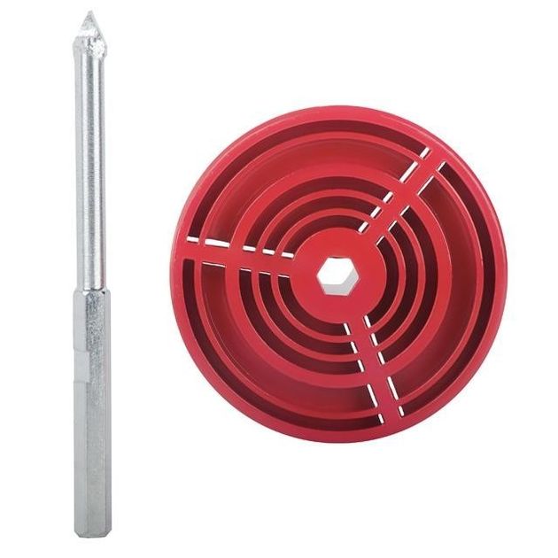 Держатель для корончастих свердл 83 мм з центруючим сверлом INTERTOOL SD-0398, фото , зображення 2 | SNABZHENIE.com.ua