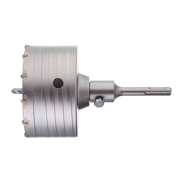 Комплект: сверло корончатое по бетону 105 мм + переходник SDS Plus 100мм INTERTOOL SD-7105, фото , зображення 3 | SNABZHENIE.com.ua