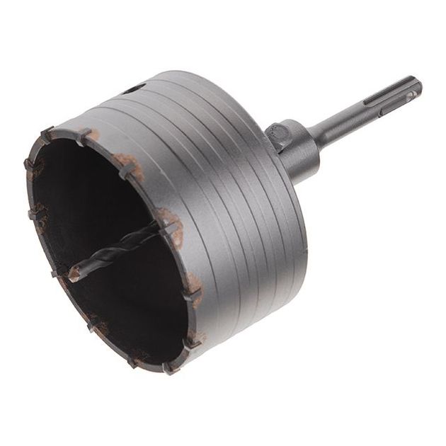 Сверло корончатое по бетону 105 мм + переходник SDS Plus 100 мм INTERTOOL, фото  | SNABZHENIE.com.ua