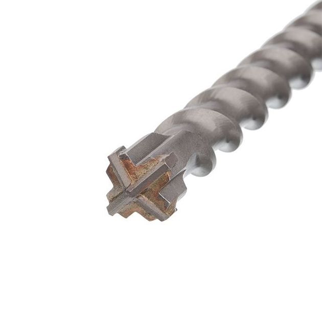 Бур SDS MAX, QUADRO, 22x600мм INTERTOOL SDM-2260, фото , зображення 2 | SNABZHENIE.com.ua Бур SDS MAX, QUADRO, 22x600мм INTERTOOL SDM-2260, фото , зображення 2 | SNABZHENIE.com.ua