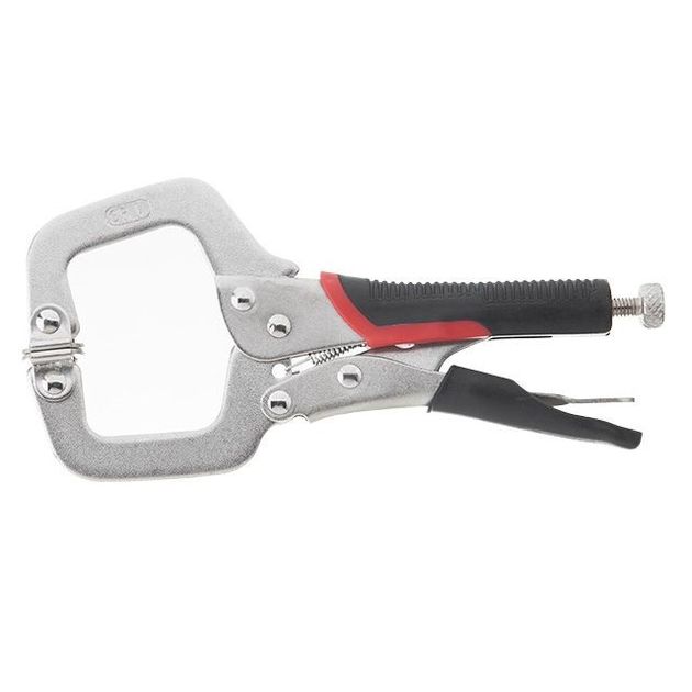 Клещи зажимные C-type 150 мм, Cr-V INTERTOOL UT-5205, фото , изображение 2 | SNABZHENIE.com.ua Клещи зажимные C-type 150 мм, Cr-V INTERTOOL UT-5205, фото , изображение 2 | SNABZHENIE.com.ua
