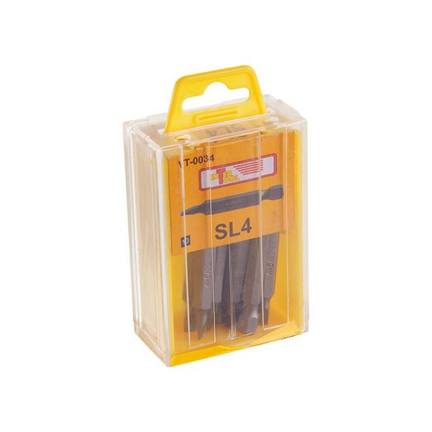 Комплект бит 4 мм 1/4" 50 мм - 10 шт. INTERTOOL VT-0034, фото  | SNABZHENIE.com.ua