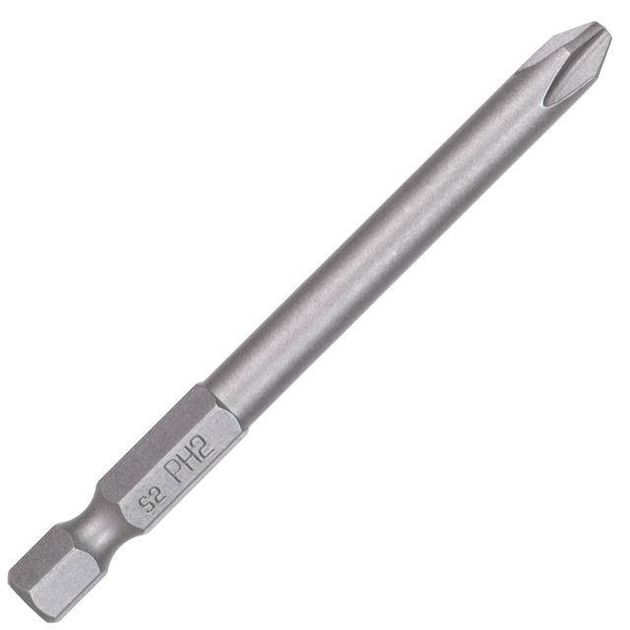 Комплект удлиненных бит PH2*75 мм, 10 шт, INTERTOOL VT-0071, фото , изображение 3 | SNABZHENIE.com.ua