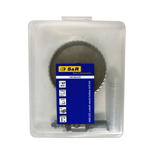 Коронка S&R MEISTER 67 мм для металла в сборе, фото , изображение 2 | SNABZHENIE.com.ua Коронка S&R MEISTER 67 мм для металла в сборе, фото , изображение 2 | SNABZHENIE.com.ua