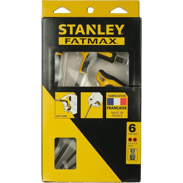 Шестигранные метрические ключи с ручкой STANLEY, 6 шт., фото  | SNABZHENIE.com.ua