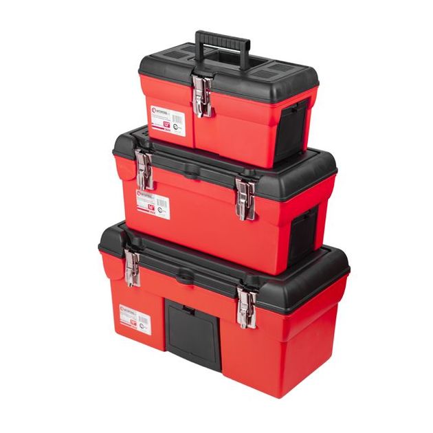 Комплект ящиков для инструментов с замком 3шт INTERTOOL BX-0006, фото  | SNABZHENIE.com.ua