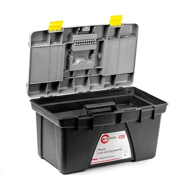 Ящик для инструмента INTERTOOL BX-0326, 670x393x370 мм, фото , изображение 2 | SNABZHENIE.com.ua Ящик для инструмента INTERTOOL BX-0326, 670x393x370 мм, фото , изображение 2 | SNABZHENIE.com.ua
