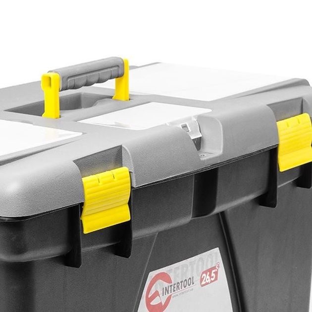 Ящик для инструмента INTERTOOL BX-0326, 670x393x370 мм, фото , изображение 9 | SNABZHENIE.com.ua Ящик для инструмента INTERTOOL BX-0326, 670x393x370 мм, фото , изображение 9 | SNABZHENIE.com.ua