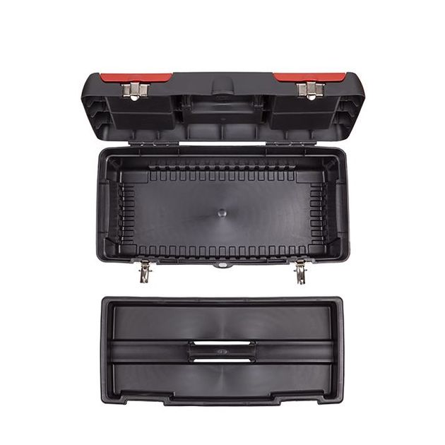 Ящик для инструментов с металлическими замками, 19" 483*242*240 мм INTERTOOL BX-1019, фото , зображення 5 | SNABZHENIE.com.ua Ящик для инструментов с металлическими замками, 19" 483*242*240 мм INTERTOOL BX-1019, фото , зображення 5 | SNABZHENIE.com.ua