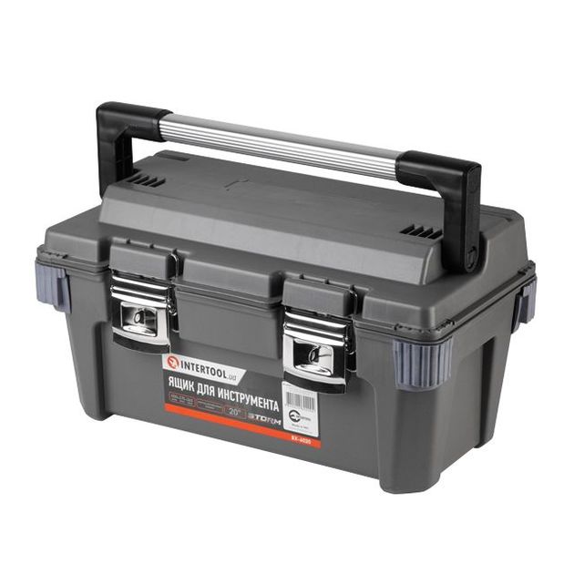 Ящик для инструментов INTERTOOL BX-6020 с металлическими замками 20", фото  | SNABZHENIE.com.ua