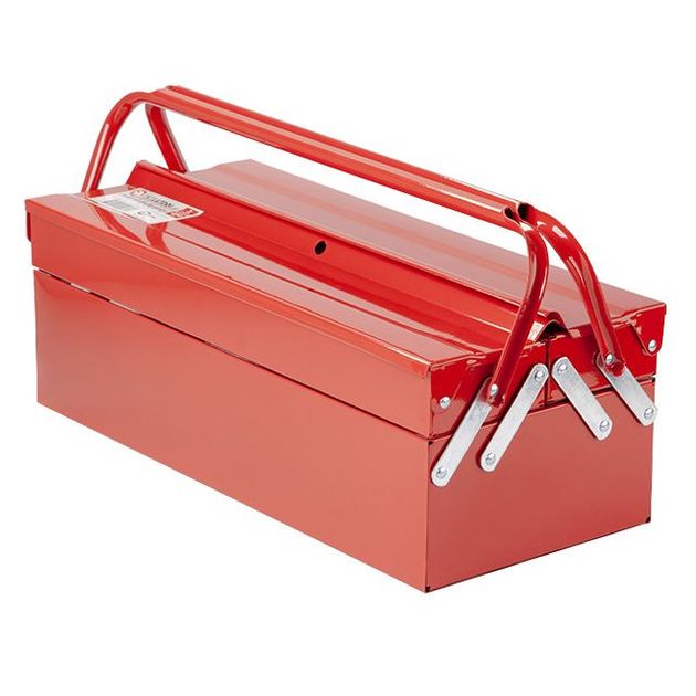 Ящик для інструментів металевий 450 мм, 3 секції INTERTOOL HT-5043, фото , зображення 4 | SNABZHENIE.com.ua