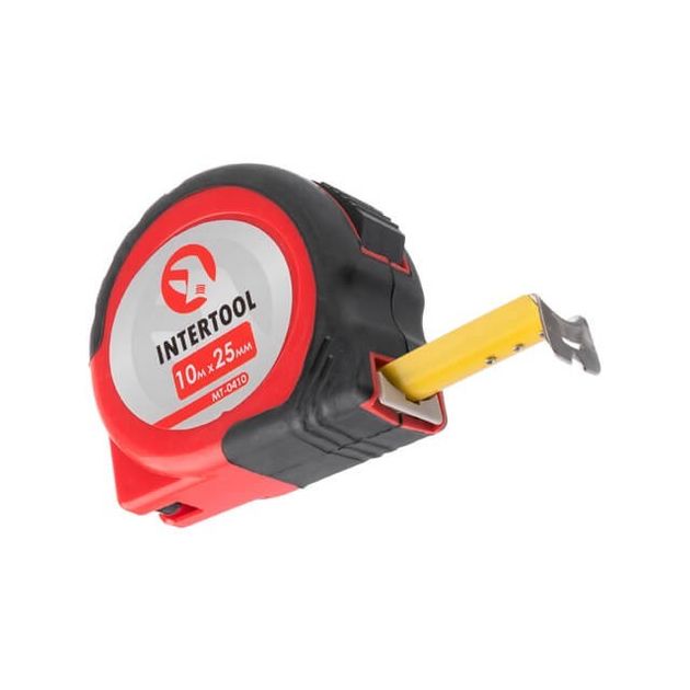 Рулетка INTERTOOL MT-0410 10м*25мм с фиксатором, фото , изображение 7 | SNABZHENIE.com.ua Рулетка INTERTOOL MT-0410 10м*25мм с фиксатором, фото , изображение 7 | SNABZHENIE.com.ua