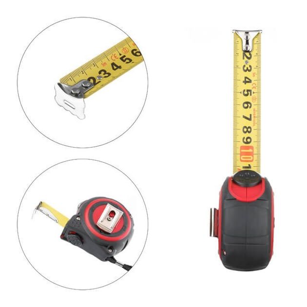 Рулетка STORM INTERTOOL MT-0836, 5м*25мм, нейлоновое покрытие, фото , изображение 3 | SNABZHENIE.com.ua Рулетка STORM INTERTOOL MT-0836, 5м*25мм, нейлоновое покрытие, фото , изображение 3 | SNABZHENIE.com.ua