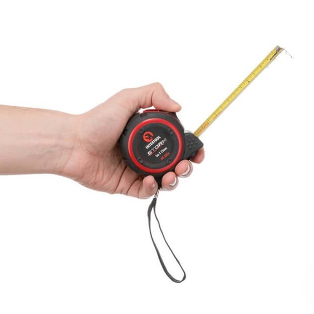 Рулетка STORM INTERTOOL MT-0836, 5м*25мм, нейлоновое покрытие, фото , изображение 4 | SNABZHENIE.com.ua Рулетка STORM INTERTOOL MT-0836, 5м*25мм, нейлоновое покрытие, фото , изображение 4 | SNABZHENIE.com.ua