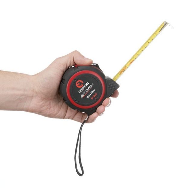 Рулетка STORM INTERTOOL MT-0840, 10м*25мм, нейлоновое покрытие, фото , изображение 4 | SNABZHENIE.com.ua Рулетка STORM INTERTOOL MT-0840, 10м*25мм, нейлоновое покрытие, фото , изображение 4 | SNABZHENIE.com.ua