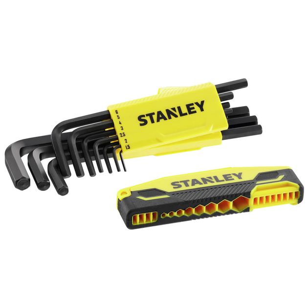 Набор из деcяти шестигранных метрических ключей HEX GRIP STANLEY 0-89-904, фото  | SNABZHENIE.com.ua