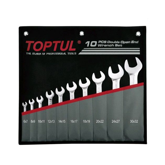 Набор рожковых ключей TOPTUL 10 шт. 6-32 мм GPCJ1001, фото  | SNABZHENIE.com.ua