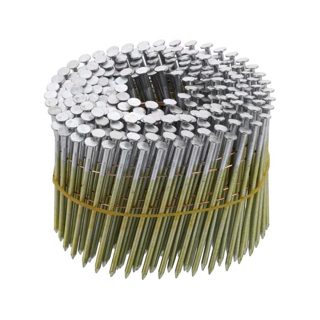 Цвяхи барабанні YT-09214 VOREL 80мм, Ø2.8мм, кут 15-16˚, 3000шт, фото  | SNABZHENIE.com.ua