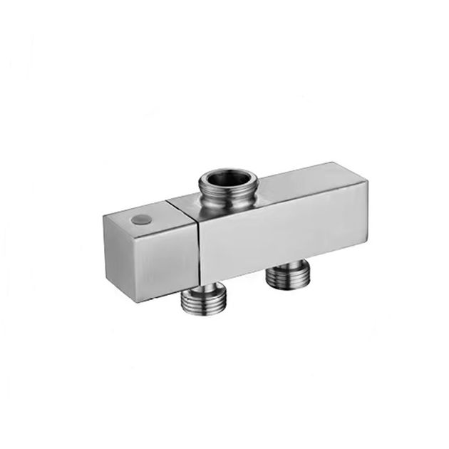 Универсальная душевая стойка Lidz Kubis 1120 для двух потребителей Nickel, фото , изображение 5 | SNABZHENIE.com.ua