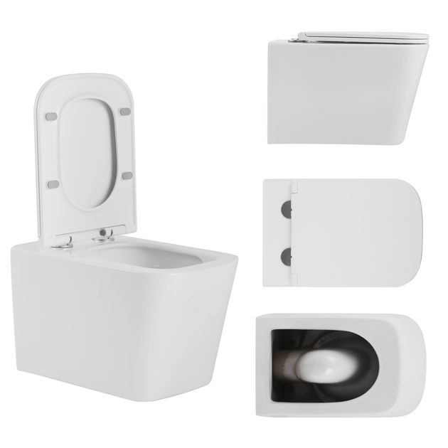 Унитаз подвесной Qtap Tern Ultra Quiet Soft-Close WHITE QT17332303AW, фото , изображение 5 | SNABZHENIE.com.ua Унитаз подвесной Qtap Tern Ultra Quiet Soft-Close WHITE QT17332303AW, фото , изображение 5 | SNABZHENIE.com.ua