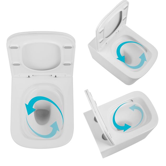 Унитаз подвесной Qtap Tern Ultra Quiet Soft-Close WHITE QT17332303AW, фото , изображение 6 | SNABZHENIE.com.ua Унитаз подвесной Qtap Tern Ultra Quiet Soft-Close WHITE QT17332303AW, фото , изображение 6 | SNABZHENIE.com.ua
