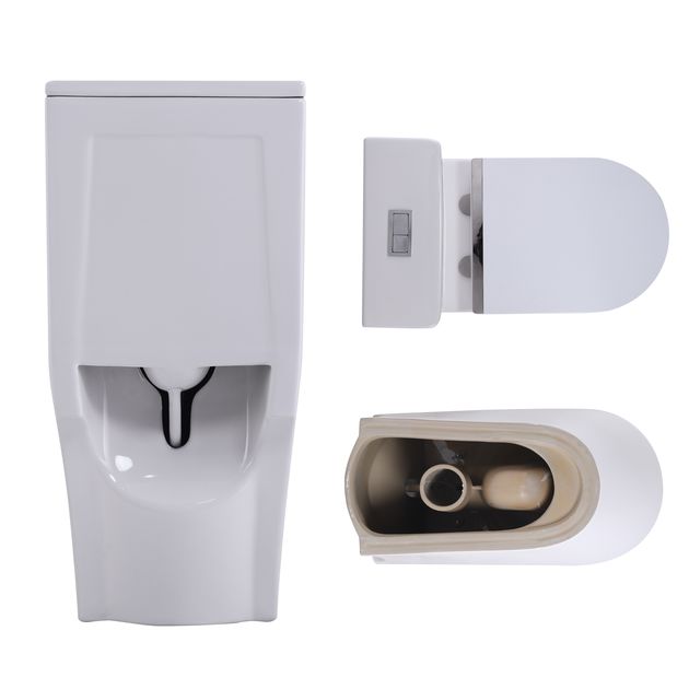 Унитаз-моноблок Qtap Swan Ultra Quiet безободковый с сиденьем WHITE, фото , изображение 5 | SNABZHENIE.com.ua Унитаз-моноблок Qtap Swan Ultra Quiet безободковый с сиденьем WHITE, фото , изображение 5 | SNABZHENIE.com.ua