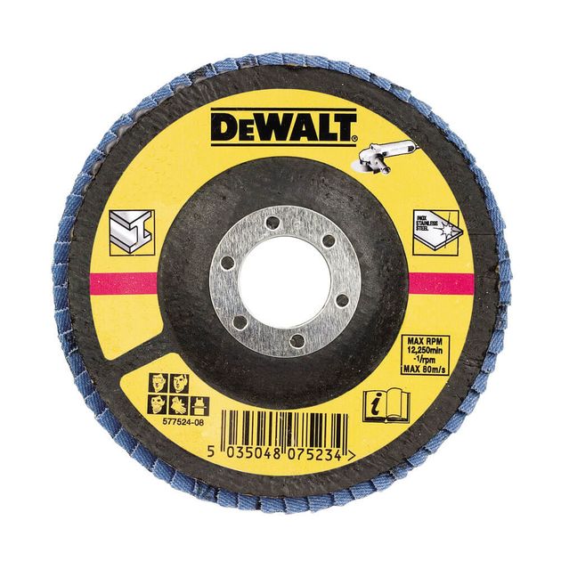 Круг шлифовальный лепестковый DeWALT DT3310 125 мм, фото  | SNABZHENIE.com.ua
