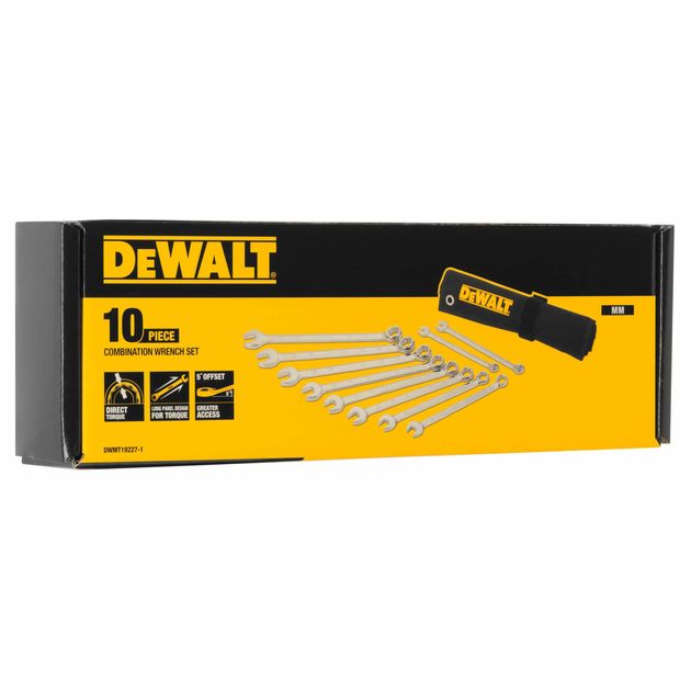 Набор ключей комбинированных, 10 штук DeWALT DWMT19227-1, фото , зображення 3 | SNABZHENIE.com.ua Набор ключей комбинированных, 10 штук DeWALT DWMT19227-1, фото , зображення 3 | SNABZHENIE.com.ua