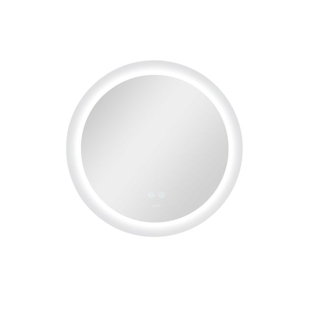 Зеркало Qtap Taurus R800 LED, антизапотевание, диммер, цвет 3000-6500K, фото , изображение 4 | SNABZHENIE.com.ua Зеркало Qtap Taurus R800 LED, антизапотевание, диммер, цвет 3000-6500K, фото , изображение 4 | SNABZHENIE.com.ua