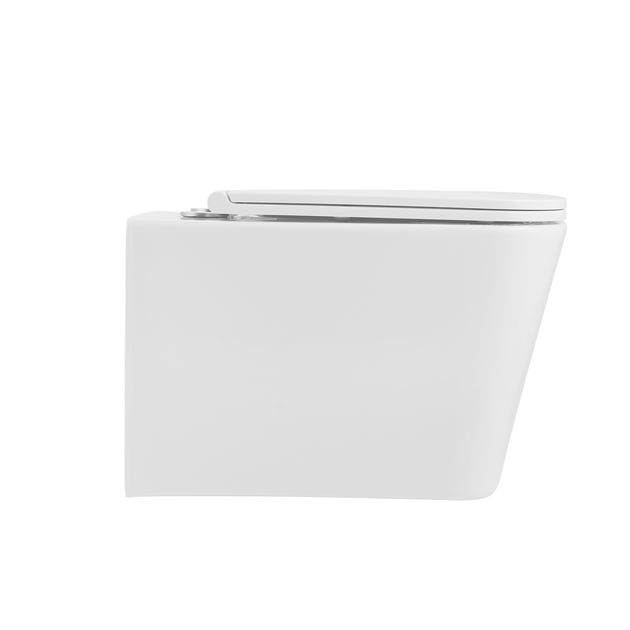 Унитаз напольный Qtap Tern Ultra Quiet безободковый Soft-close WHITE, фото , изображение 5 | SNABZHENIE.com.ua Унитаз напольный Qtap Tern Ultra Quiet безободковый Soft-close WHITE, фото , изображение 5 | SNABZHENIE.com.ua