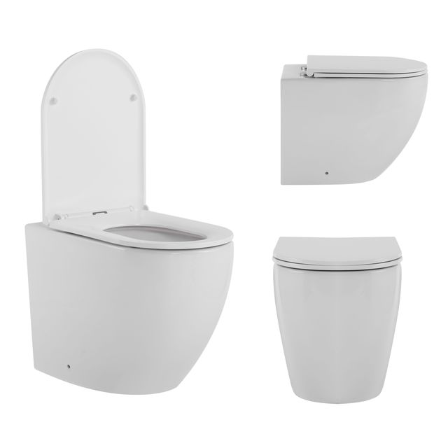 Унитаз Qtap Robin безбачковый Ultra Quiet безободковый Soft-close, белый, фото , изображение 5 | SNABZHENIE.com.ua Унитаз Qtap Robin безбачковый Ultra Quiet безободковый Soft-close, белый, фото , изображение 5 | SNABZHENIE.com.ua
