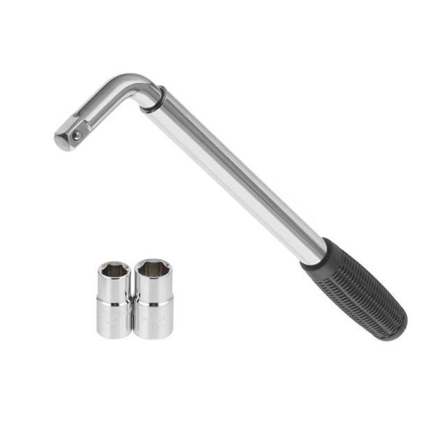 Ключ баллонный телескопический 17/19, 21/23 мм INTERTOOL HT-1605, фото  | SNABZHENIE.com.ua