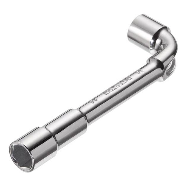 Ключ торцевой с отверстием L-образный 14 мм INTERTOOL HT-1614, фото , изображение 3 | SNABZHENIE.com.ua