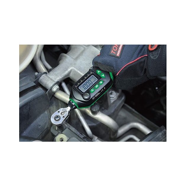 Ключ динамометрический электронный TOPTUL 4.2-85Нм (двустороннего действия) 3/8 укороченный DT-085S3, фото , изображение 2 | SNABZHENIE.com.ua Ключ динамометрический электронный TOPTUL 4.2-85Нм (двустороннего действия) 3/8 укороченный DT-085S3, фото , изображение 2 | SNABZHENIE.com.ua