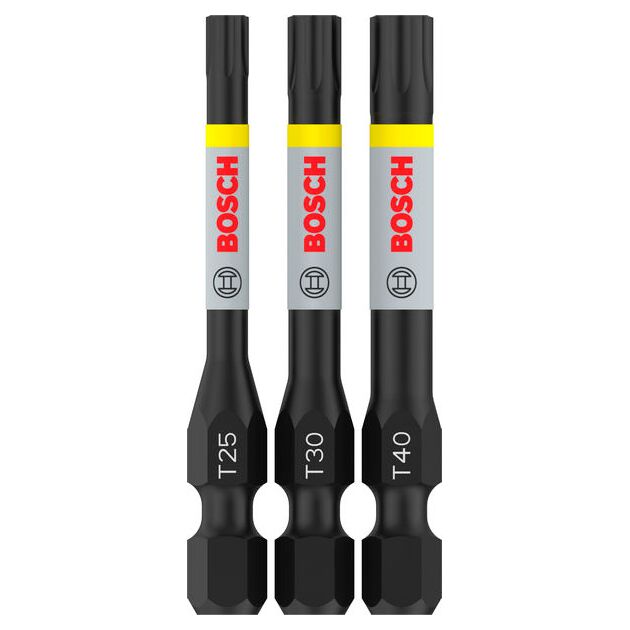 Насадка PRO Torx Impact, T25, T30, T40, 55 мм, 3 шт. BOSCH, фото  | SNABZHENIE.com.ua