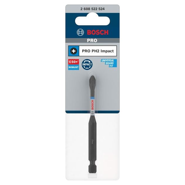 Насадка BOSCH PRO Phillips Impact PH2, 90 мм, фото  | SNABZHENIE.com.ua