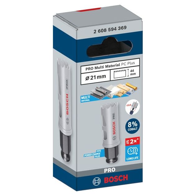 Коронка BOSCH PRO Multi Material PC Plus, 21 мм, фото  | SNABZHENIE.com.ua