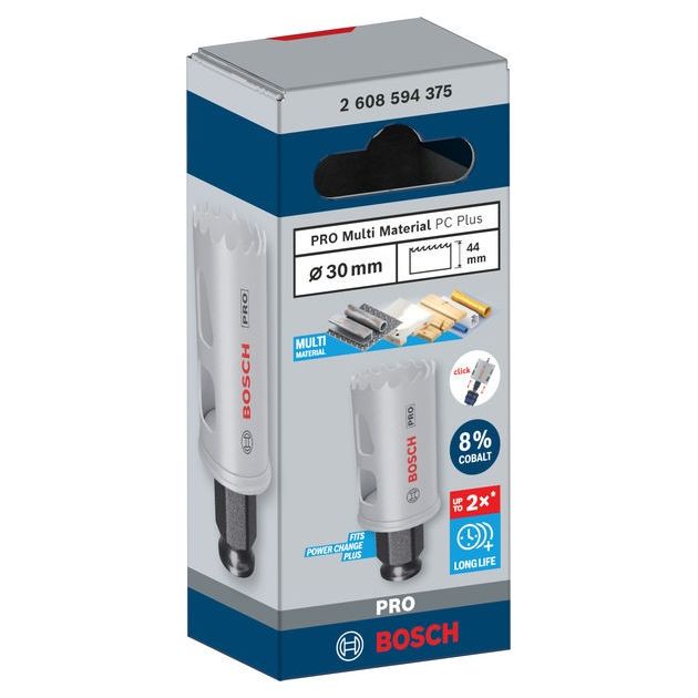 Коронка BOSCH PRO Multi Material PC Plus, 30 мм, фото  | SNABZHENIE.com.ua